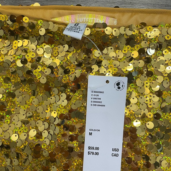 BNWT URBAN OUTFİTTERS SEQUİN SKİRTS - Picture 2 of 3